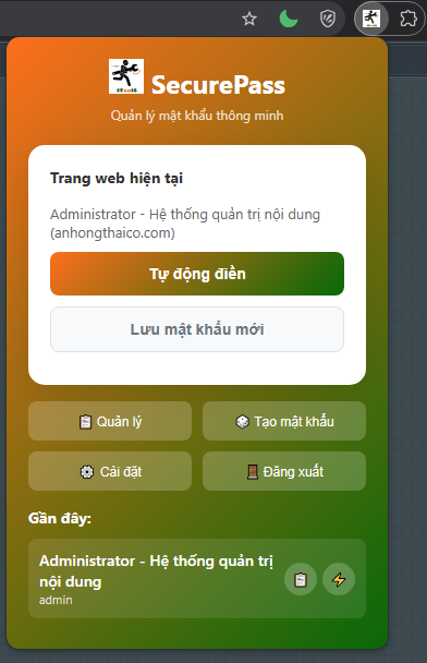 SecurePass Manager 